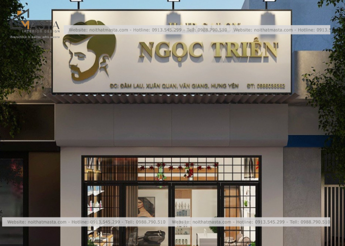 Thiết kế Hair Salon - Ngọc Tiến